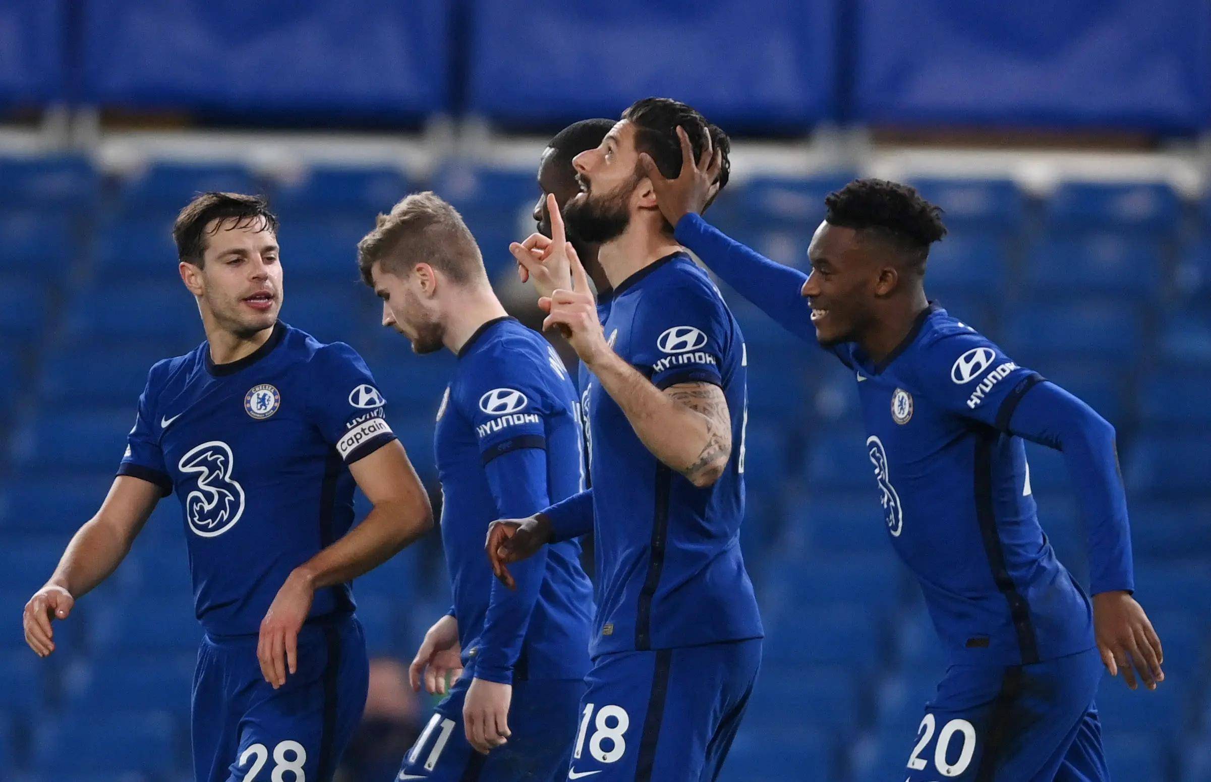 切尔西连续大比分获胜，积分居高